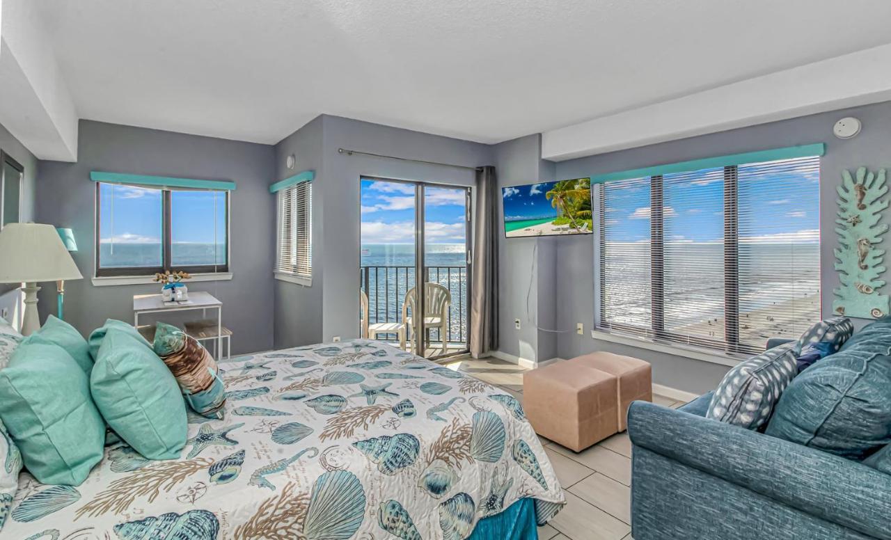 Angled Oceanfront Studio With Incredible Views! Palace Resort 1003 - Sleeps 4 Guests เมอร์เทิลบีช ภายนอก รูปภาพ